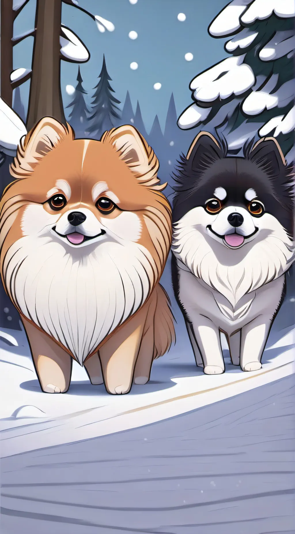 ai character: Milo and Coco background