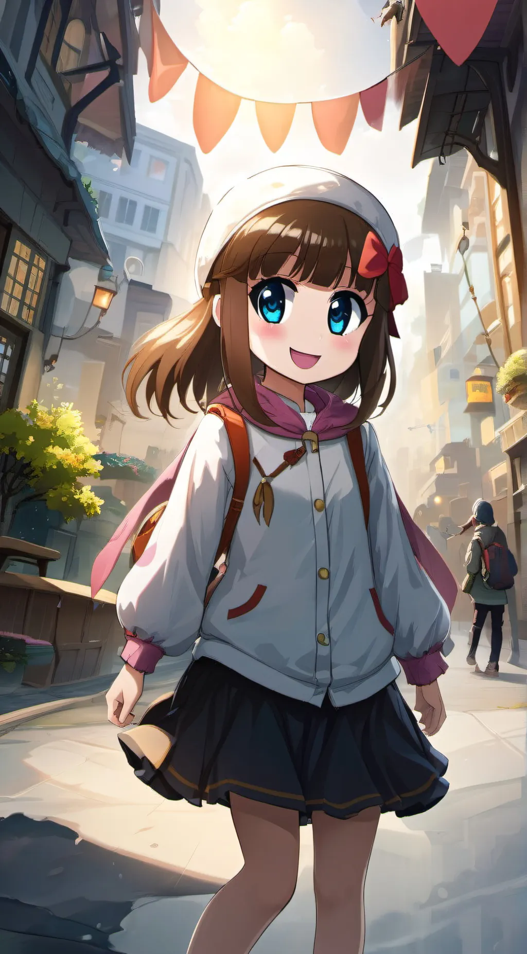 ai character: Orphan girl background