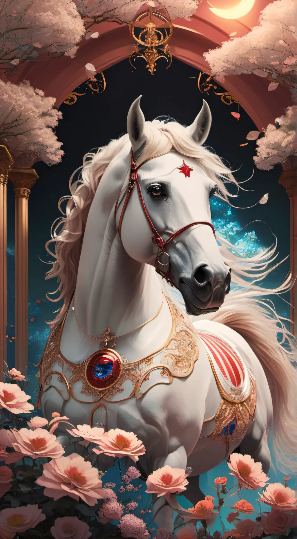 ai character: Luna background