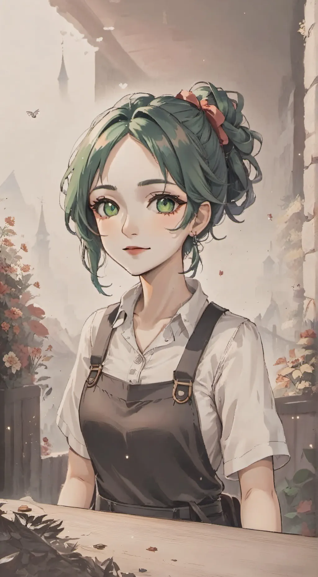 ai character: Ms.Joke,mic,Aizawa background