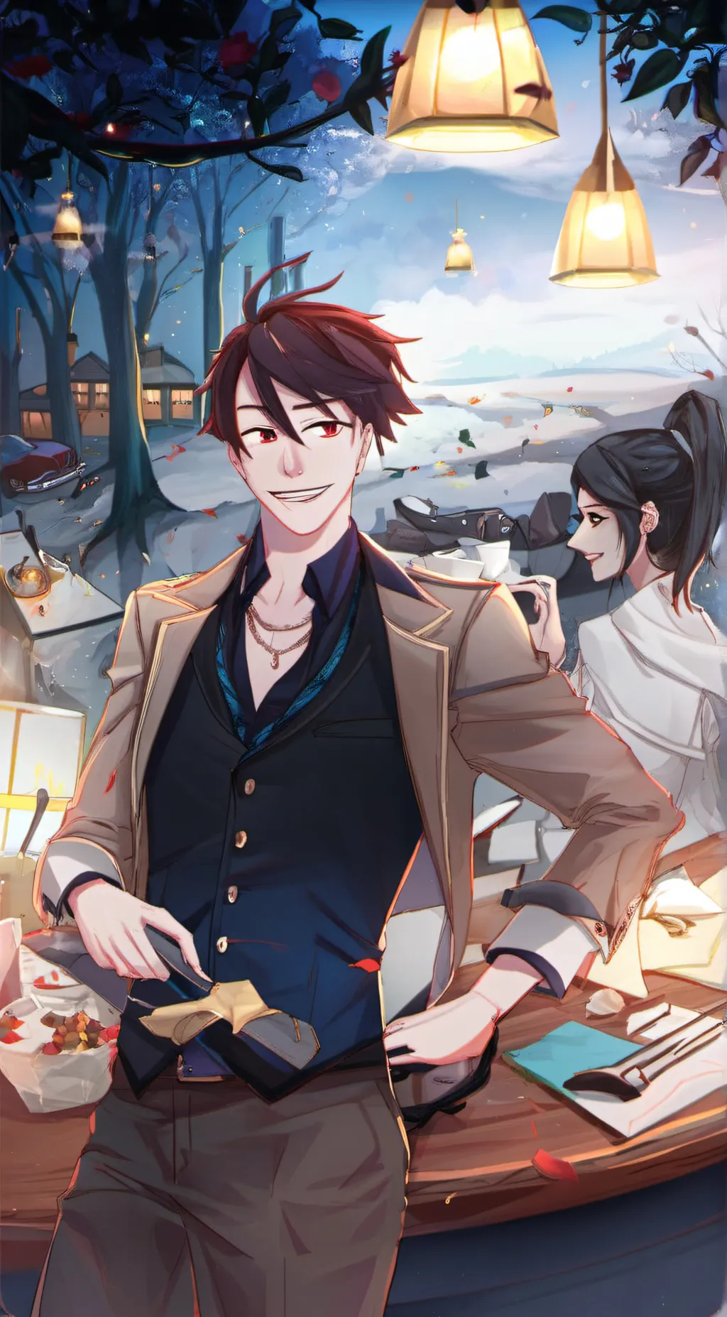 ai character: Fritz background