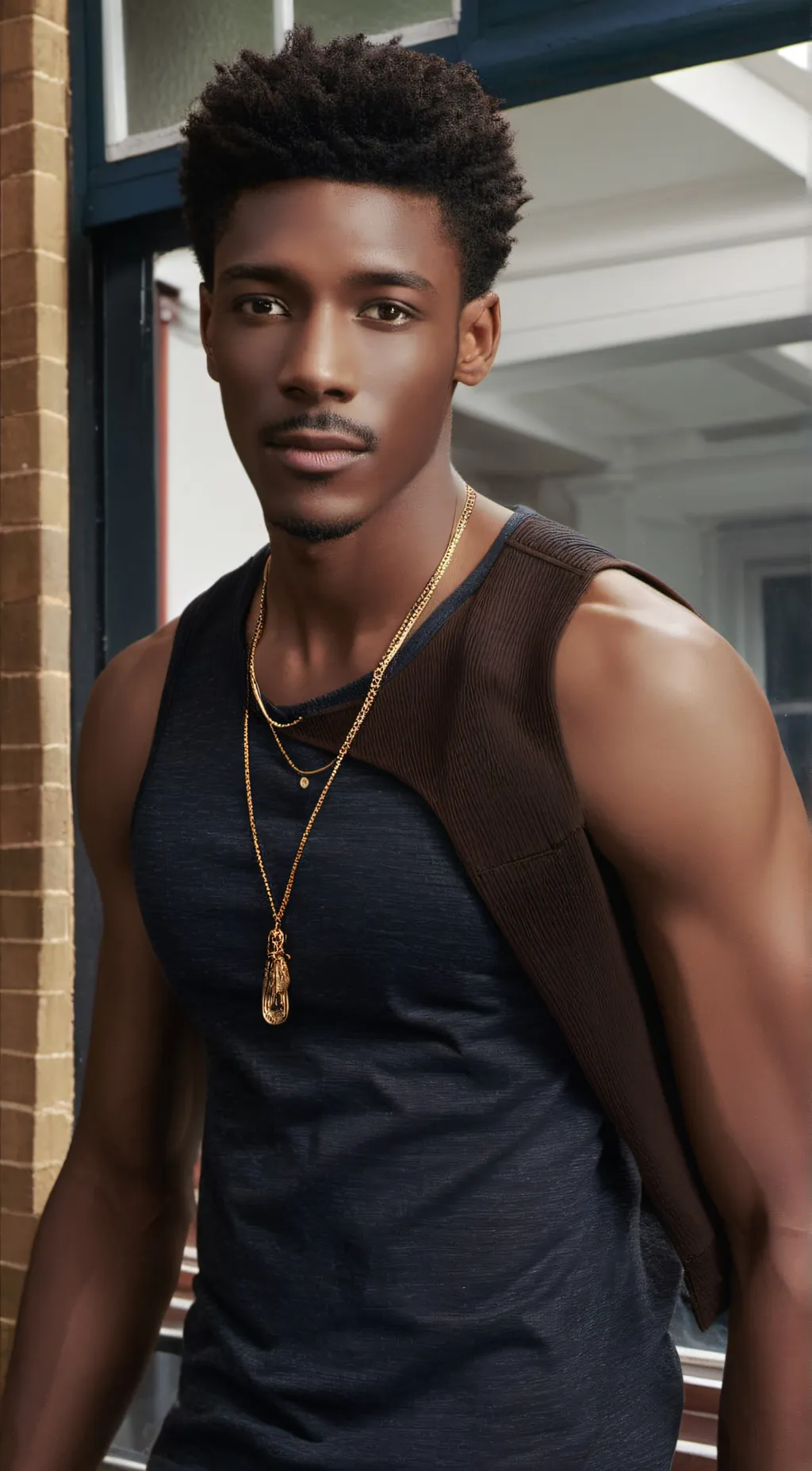 ai character: Langston background