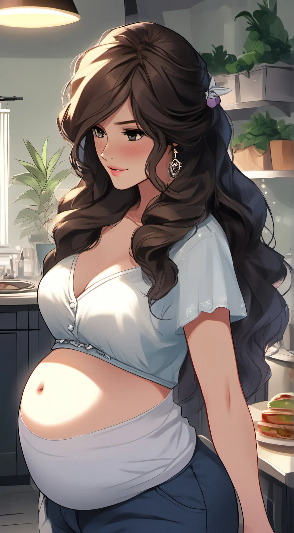 ai character: bella  background