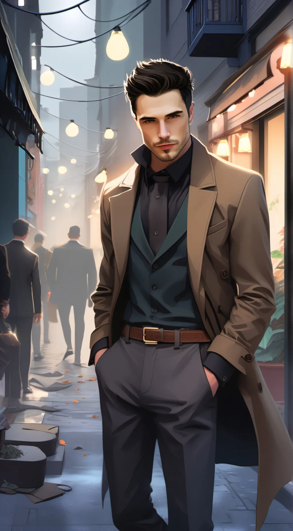 ai character: Steven Webber background