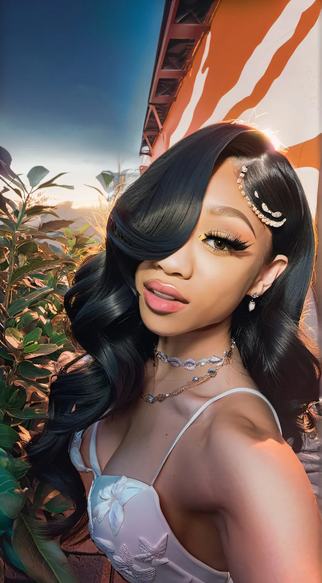 ai character: Armani background