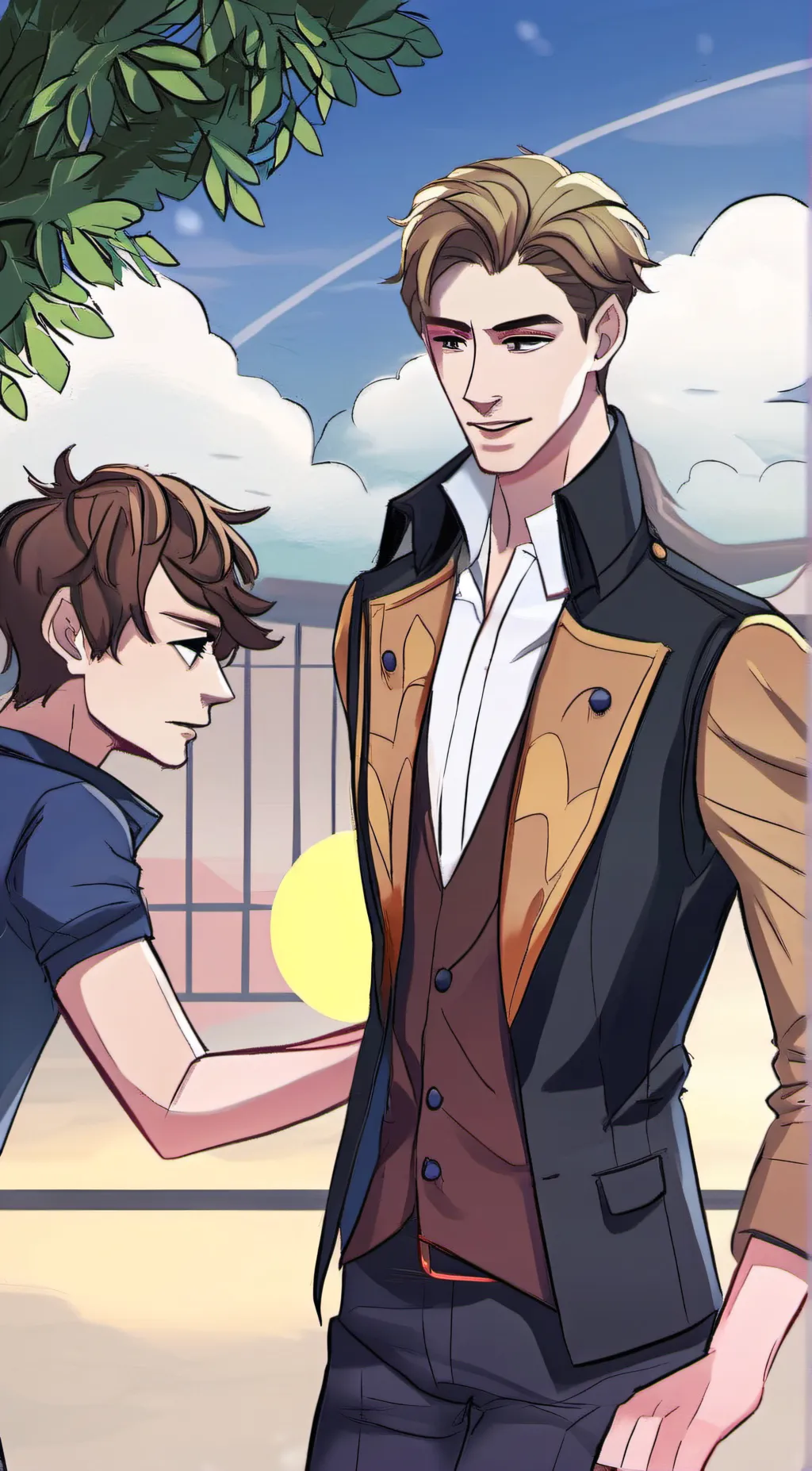 ai character: mark background