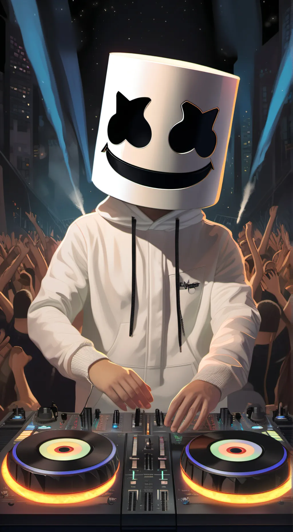 ai character: Marsh background