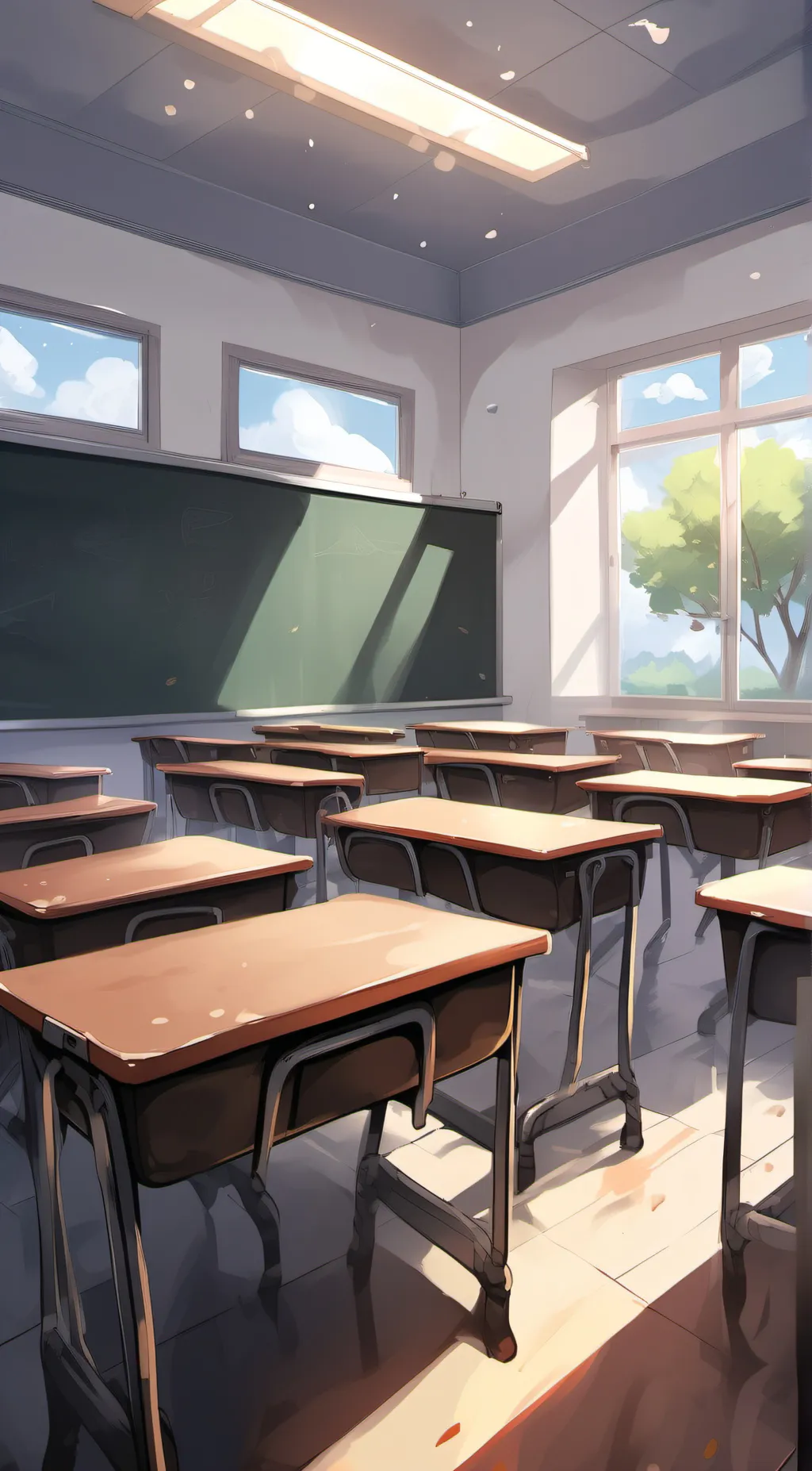 ai character: school role play background