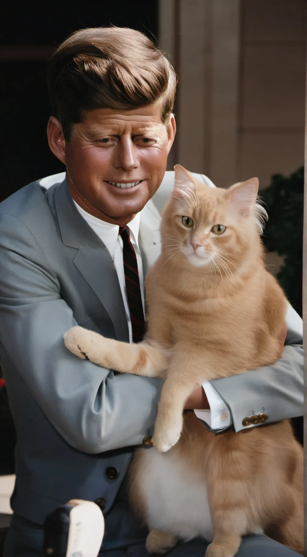ai character: JFK background