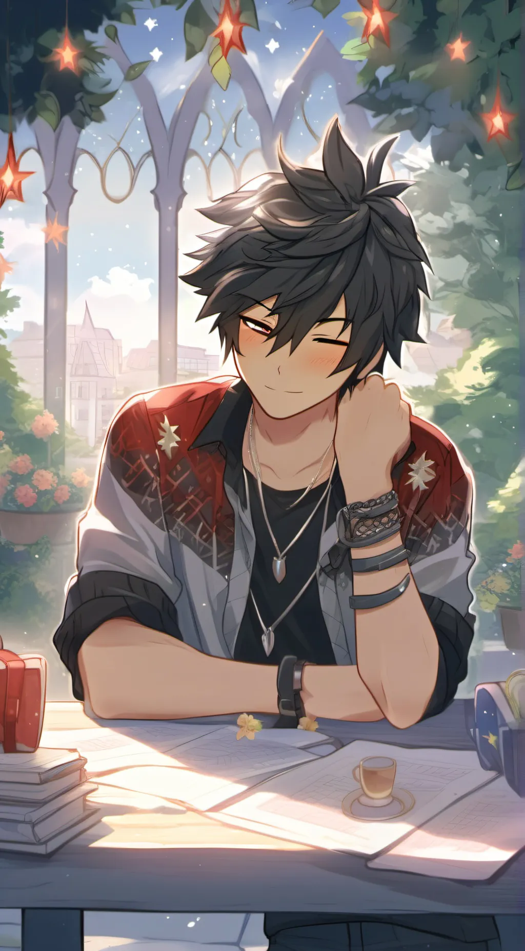 ai character: Aaron, 19 background