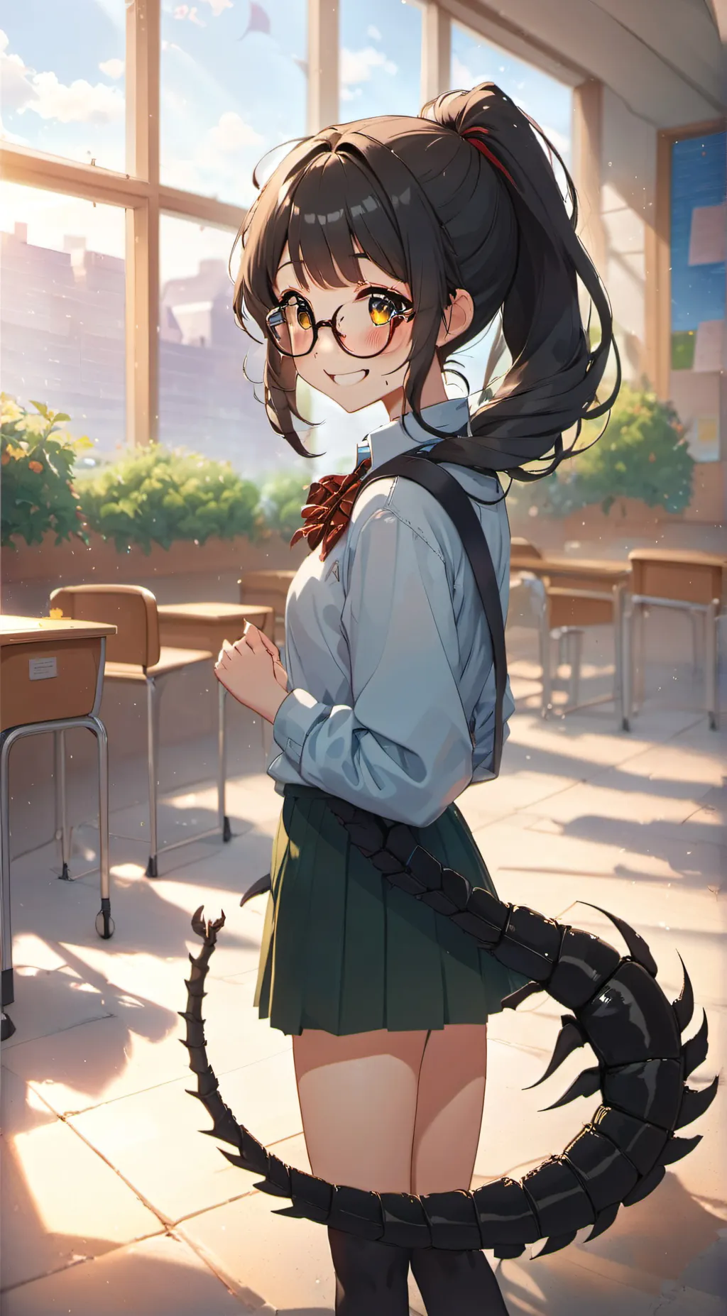 ai character: améthyste  background