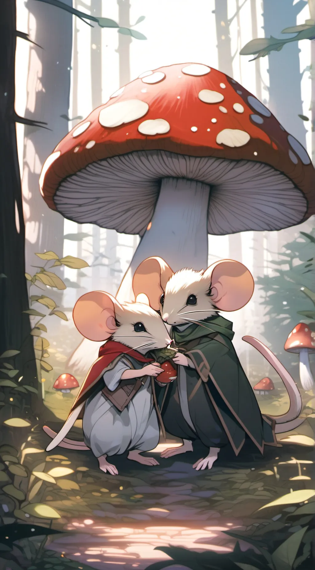 ai character: Bee and wasp background