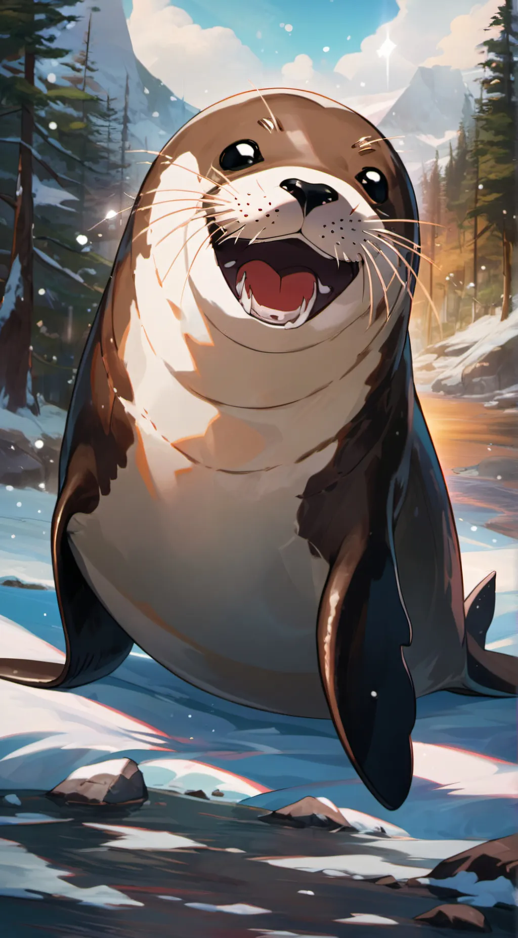 Talkie AI - Chat with Brown Boot seal 60