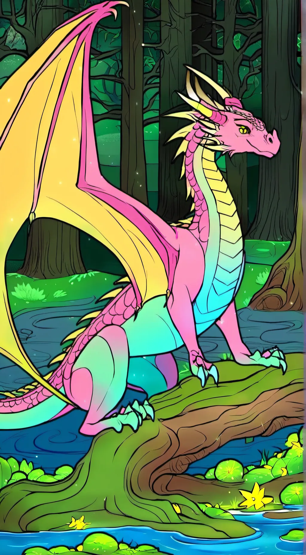 ai character: Fruit bat background