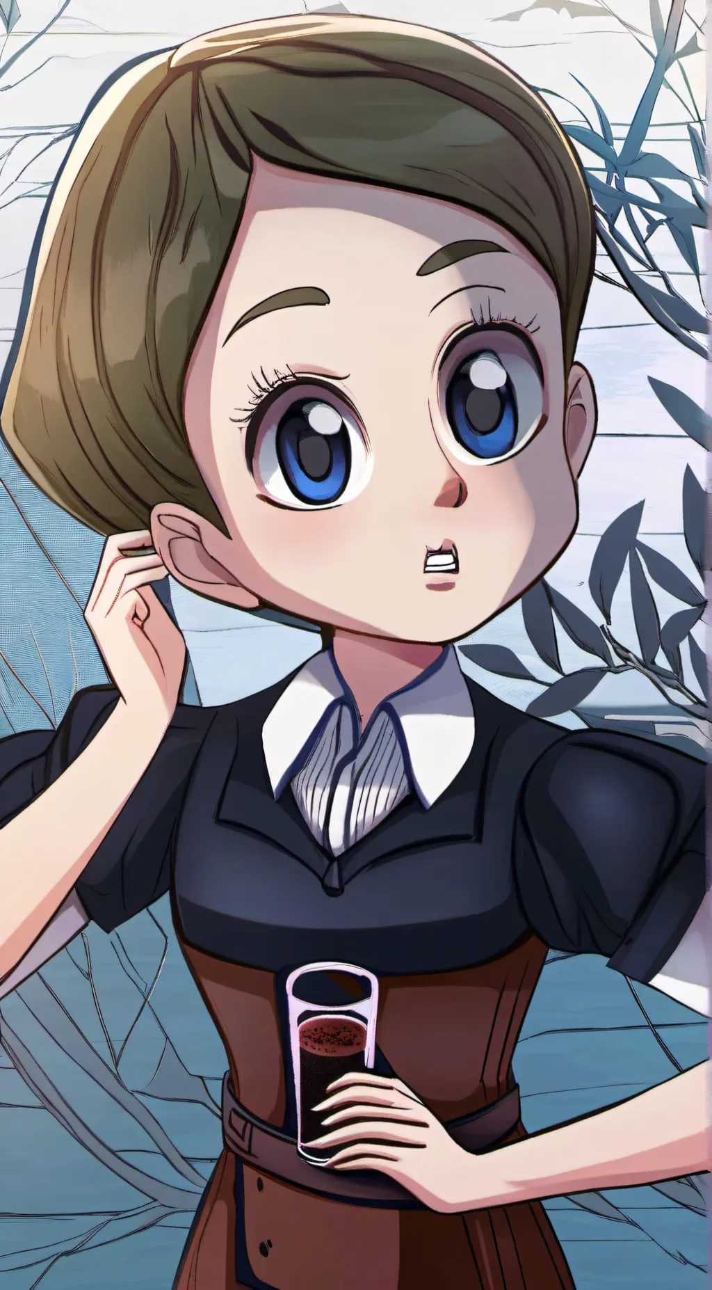 ai character: veneer  background