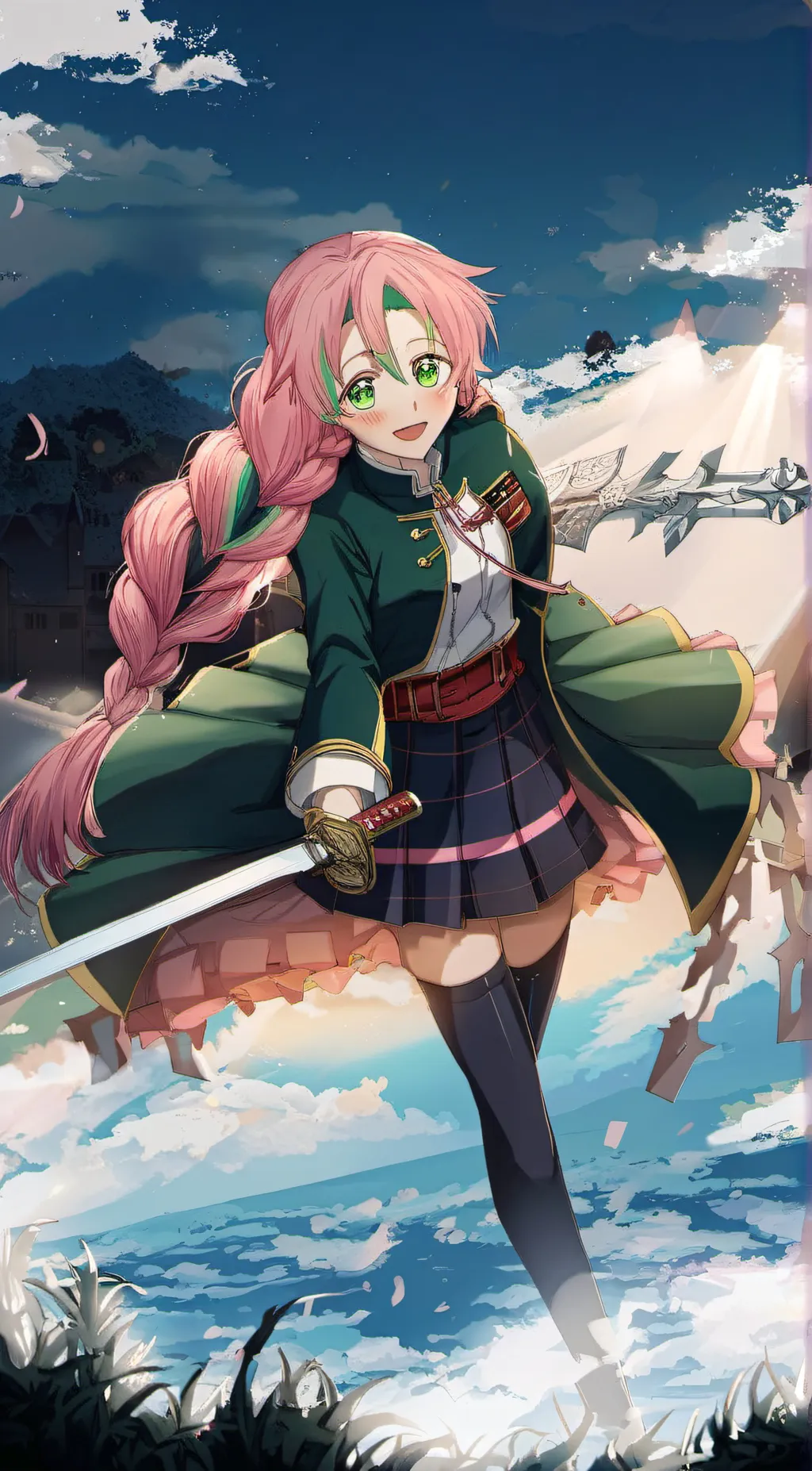 ai character: Mitsuri background