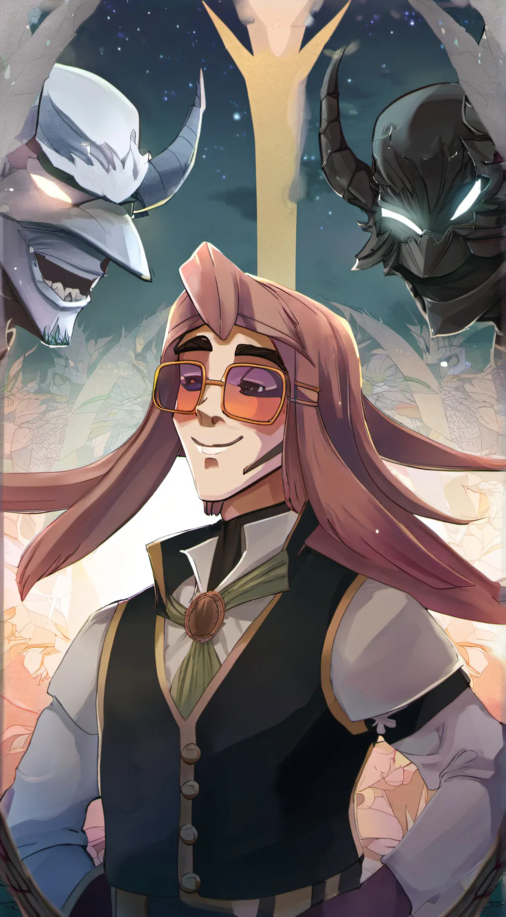 ai character: technoblade  background