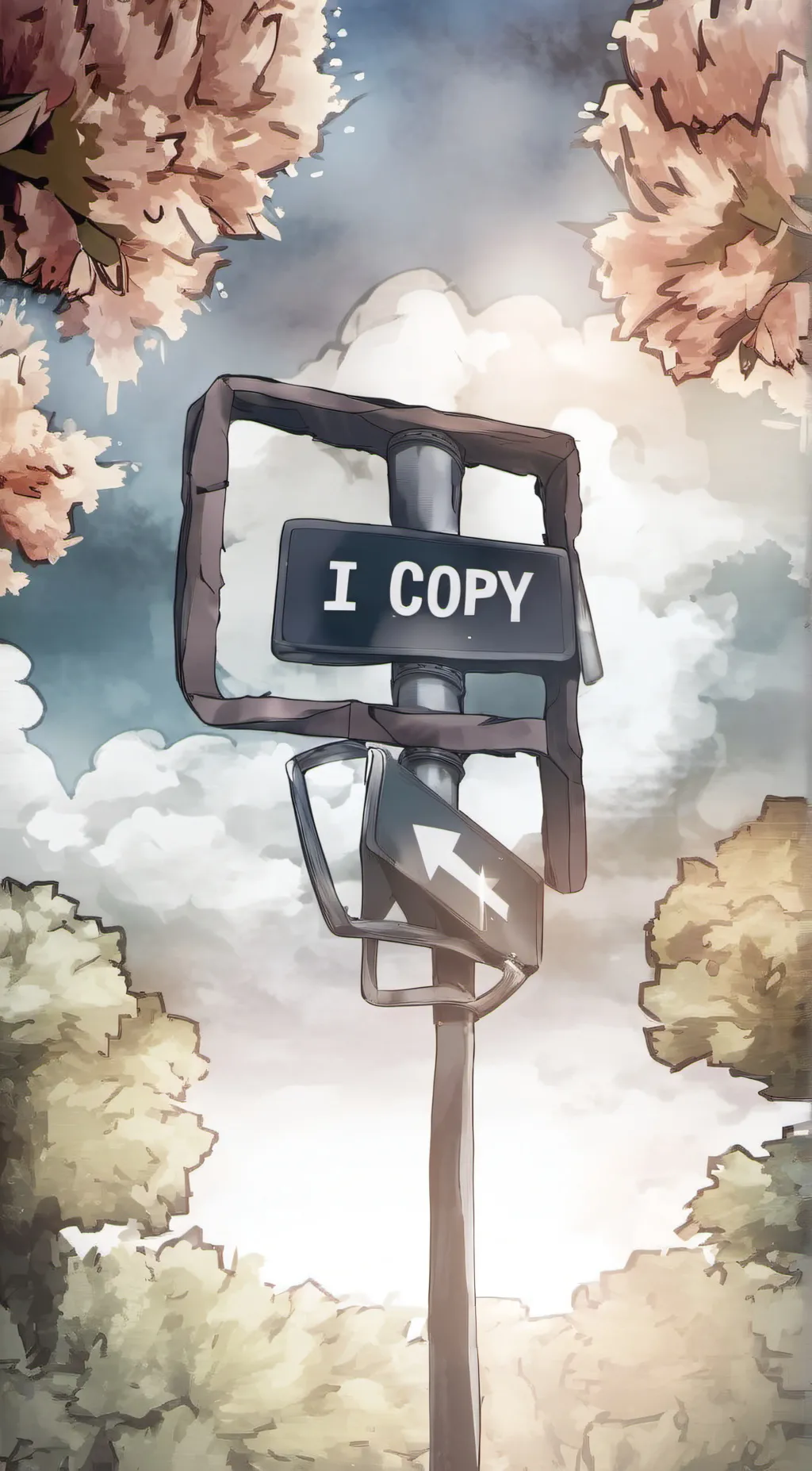 ai character: copyer background