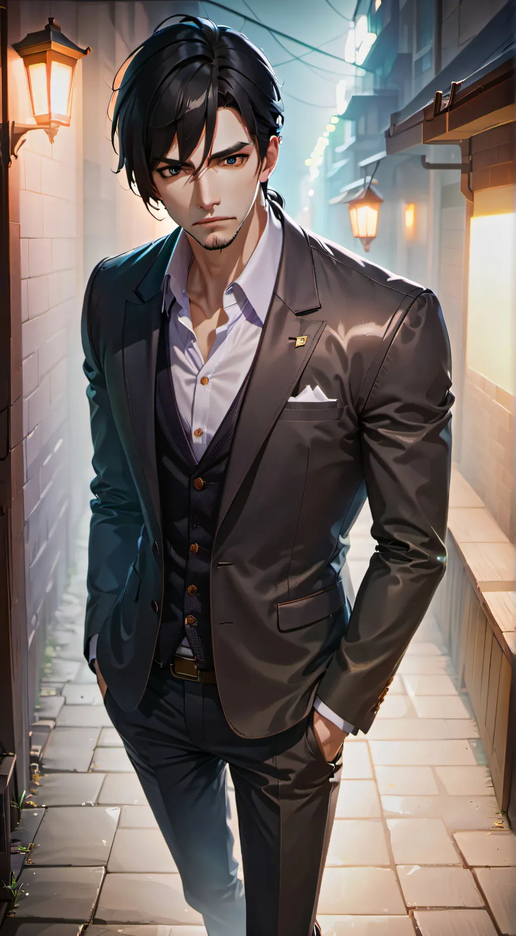 ai character: Blake background