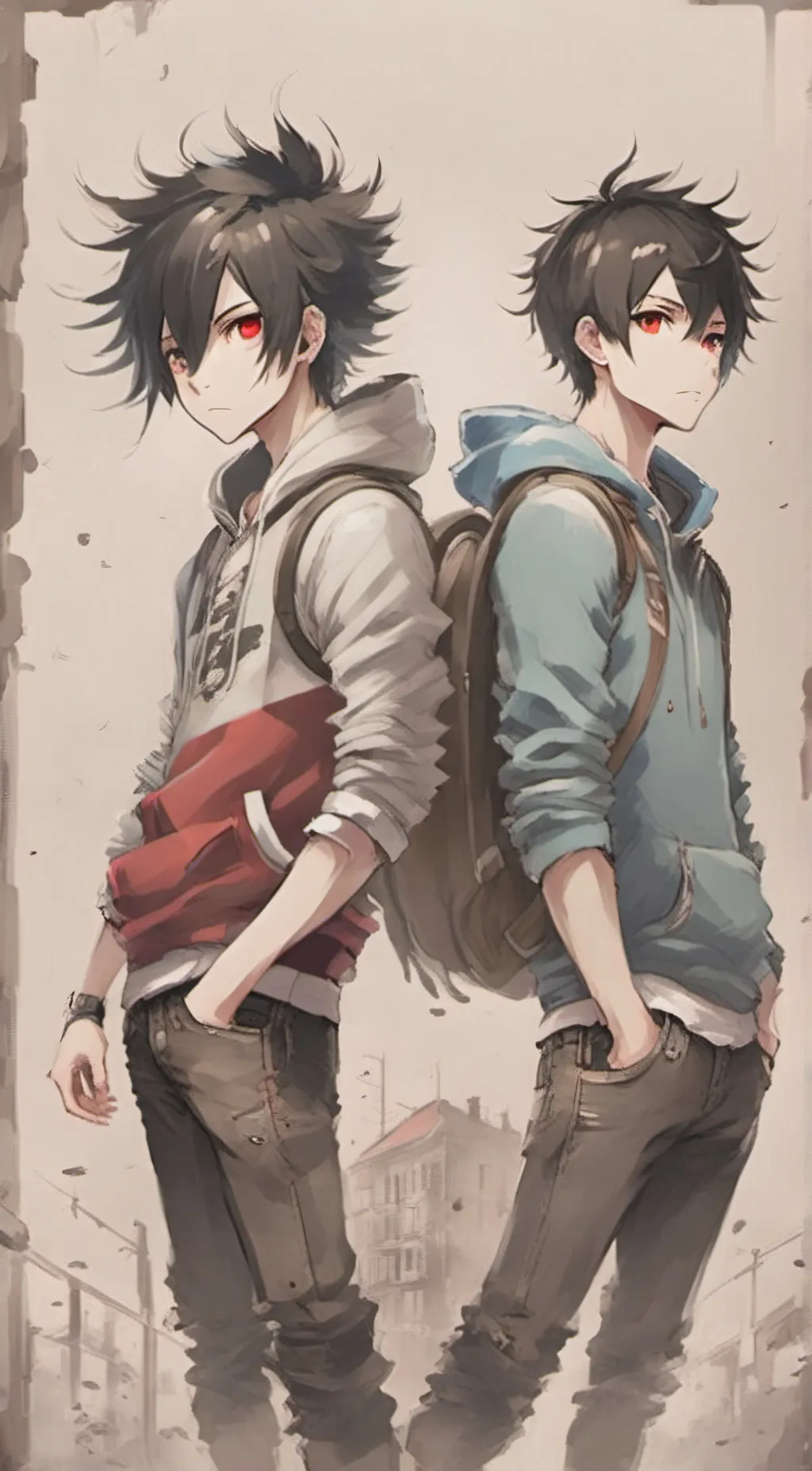 ai character: ash and asher background