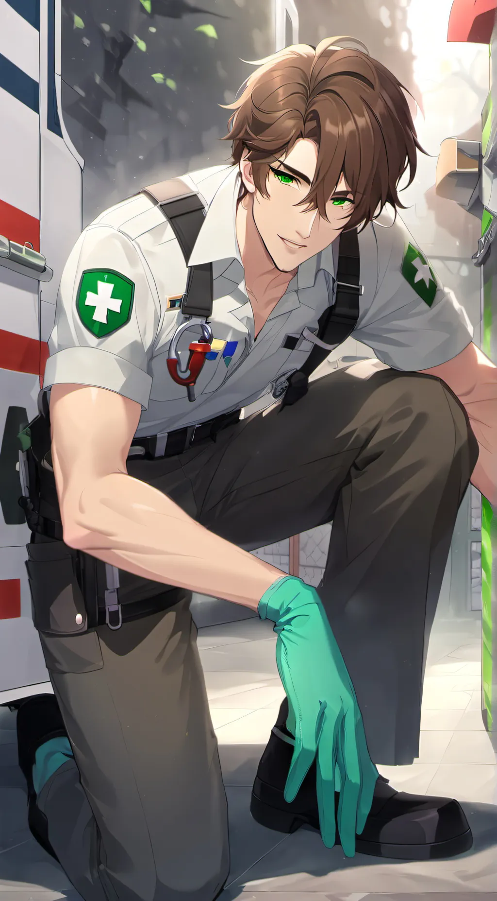 ai character: Nick Daniels background