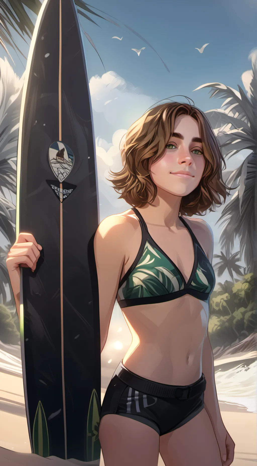 ai character: -Angel- background