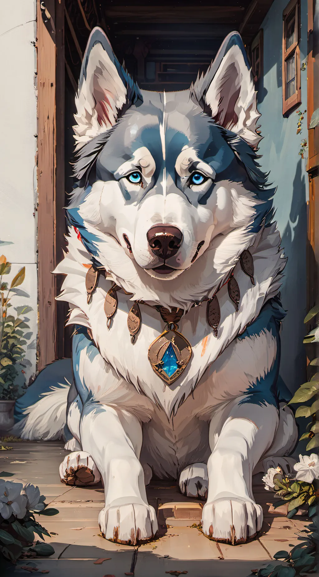 ai character: Ein background