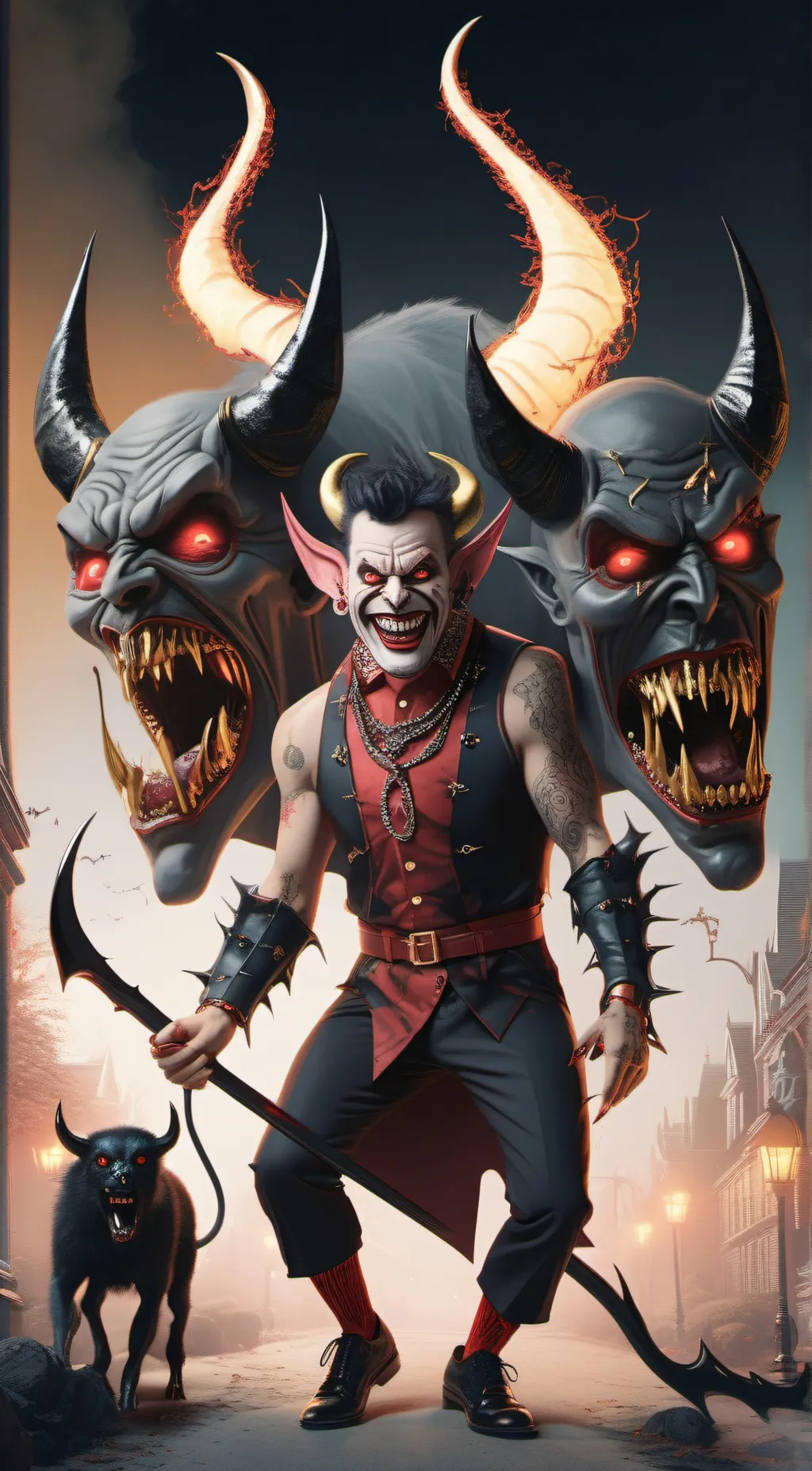 ai character: Devil background