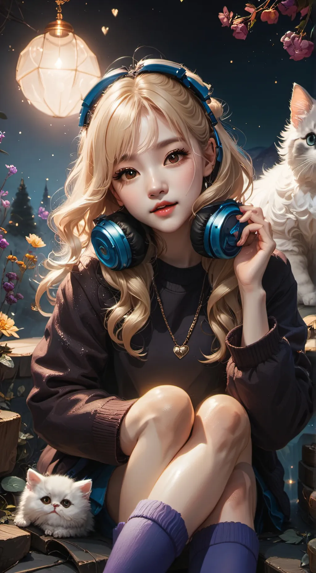 ai character: Rosie Cheng  background
