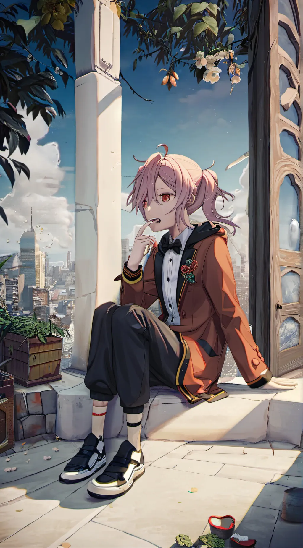 ai character: GF background