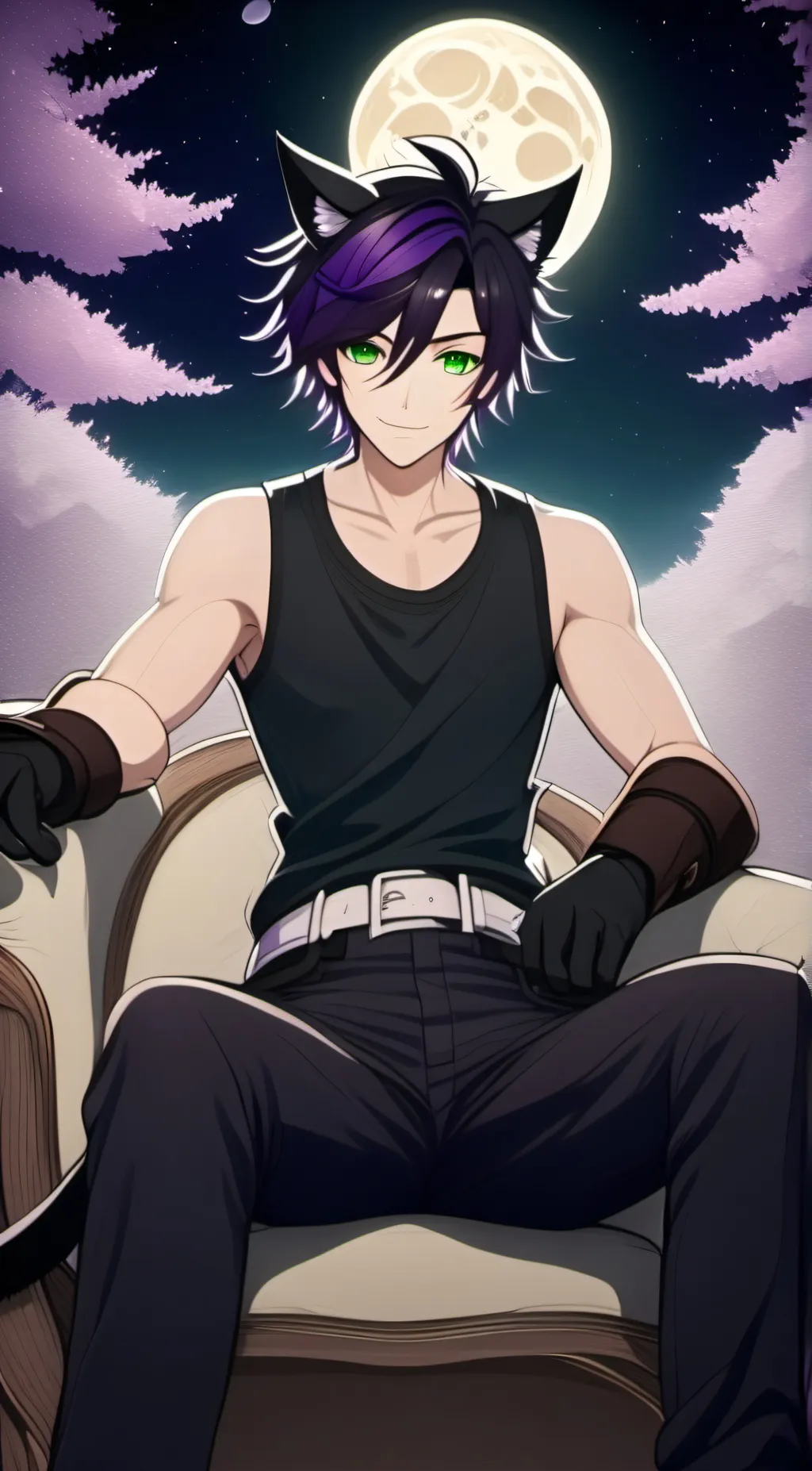 ai character: Miles♡🦴 background