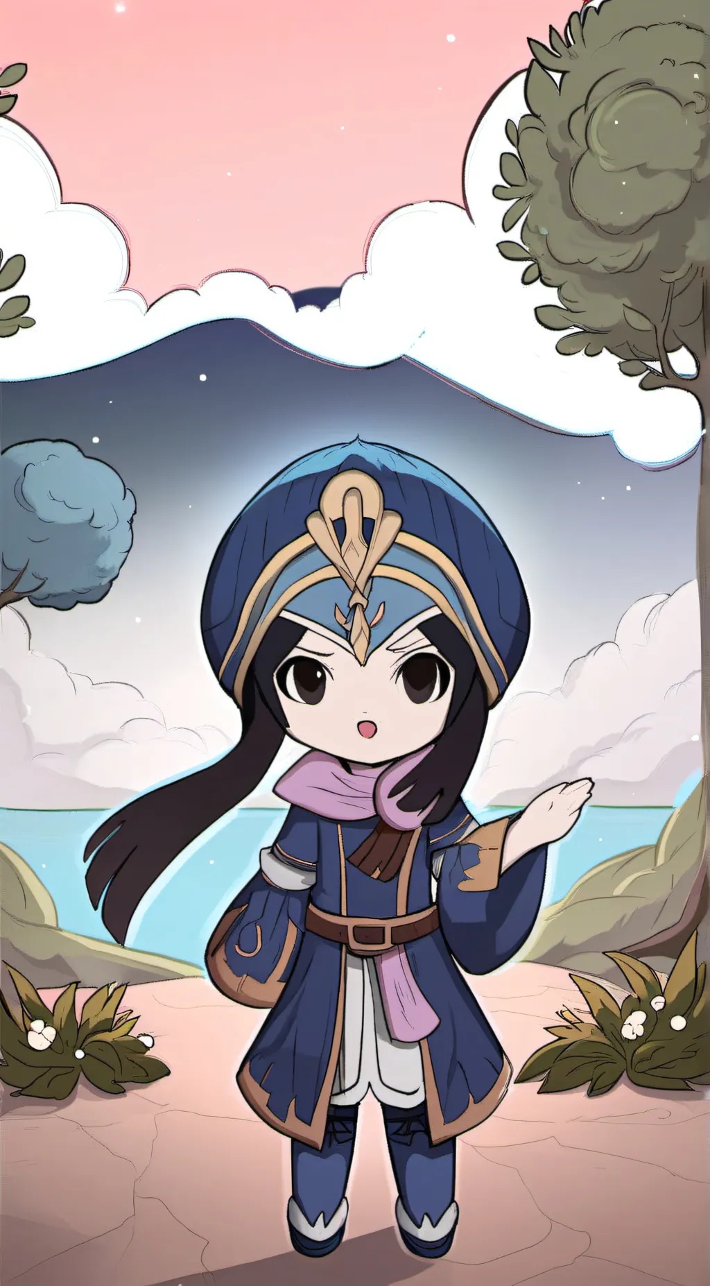 ai character: kuromi background