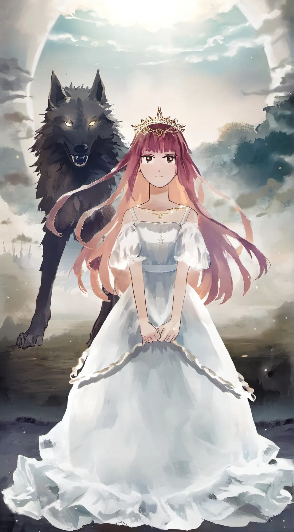 ai character: glitchster  background