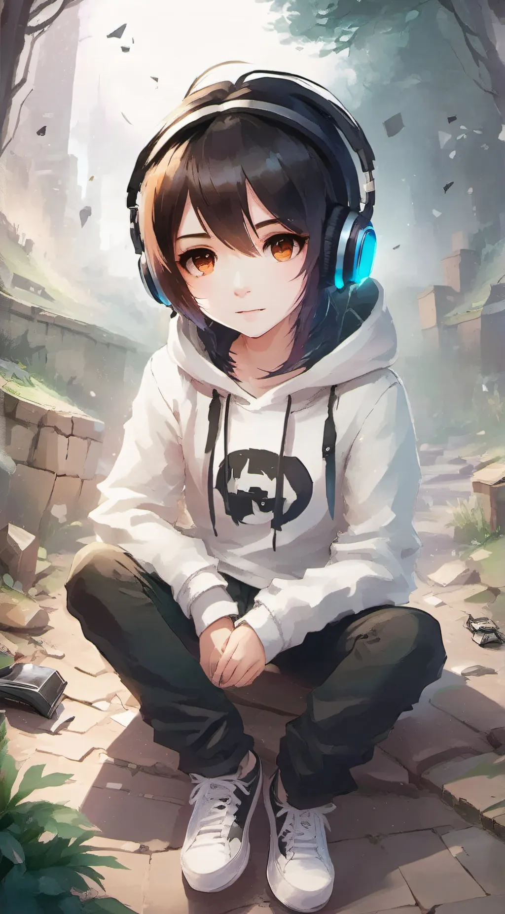 ai character: Aria background