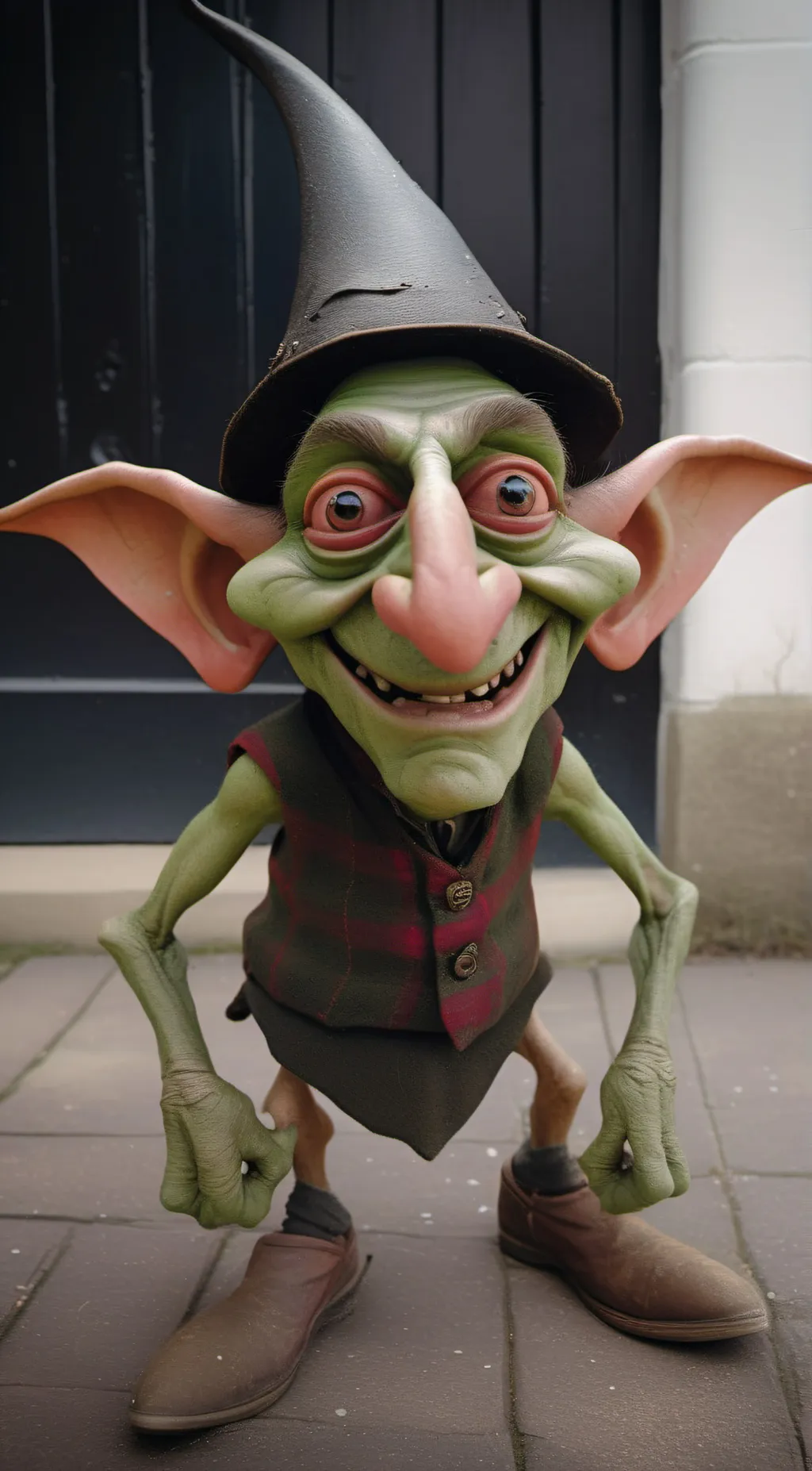 ai character: Crunchy The Goblin background