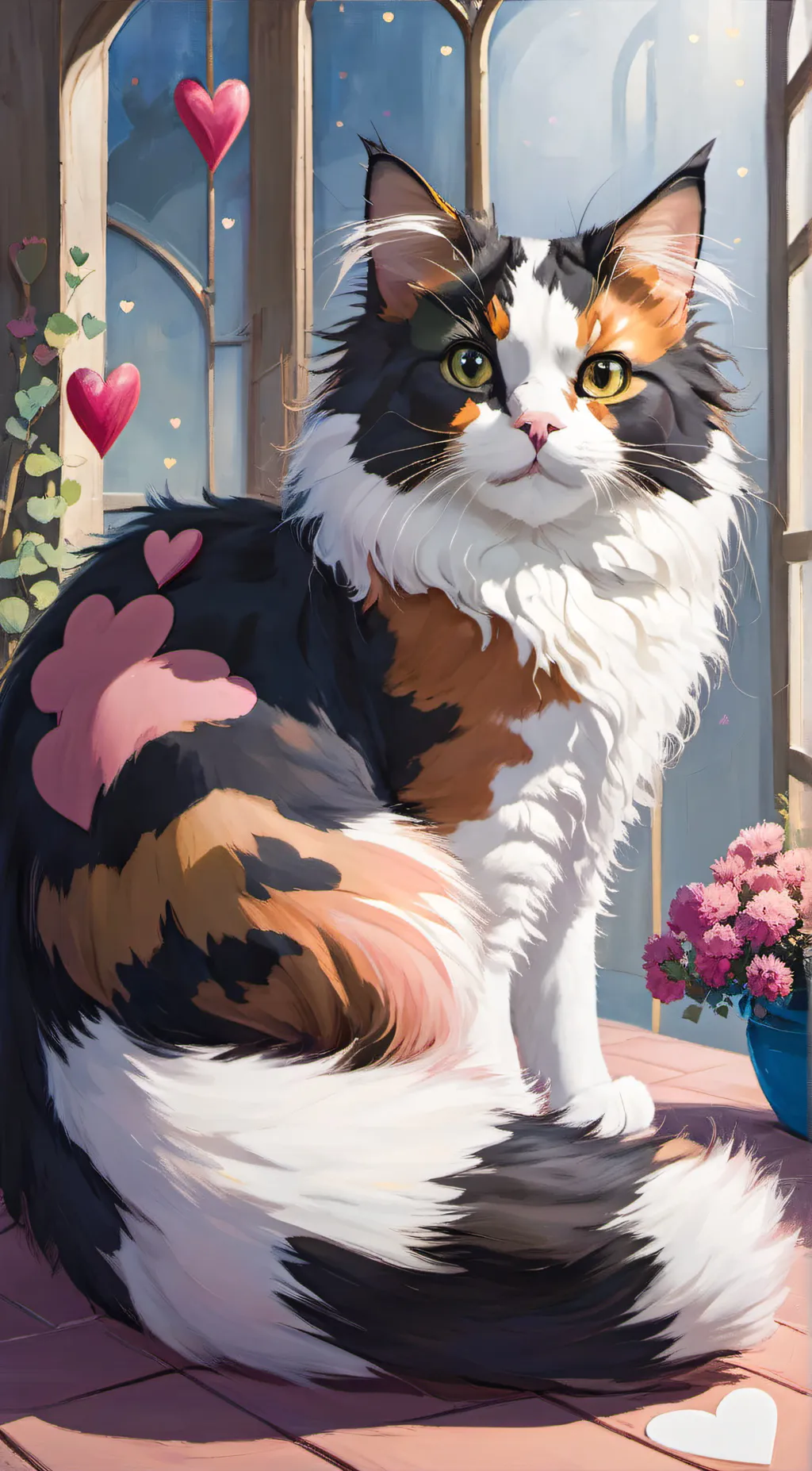 ai character: furry background