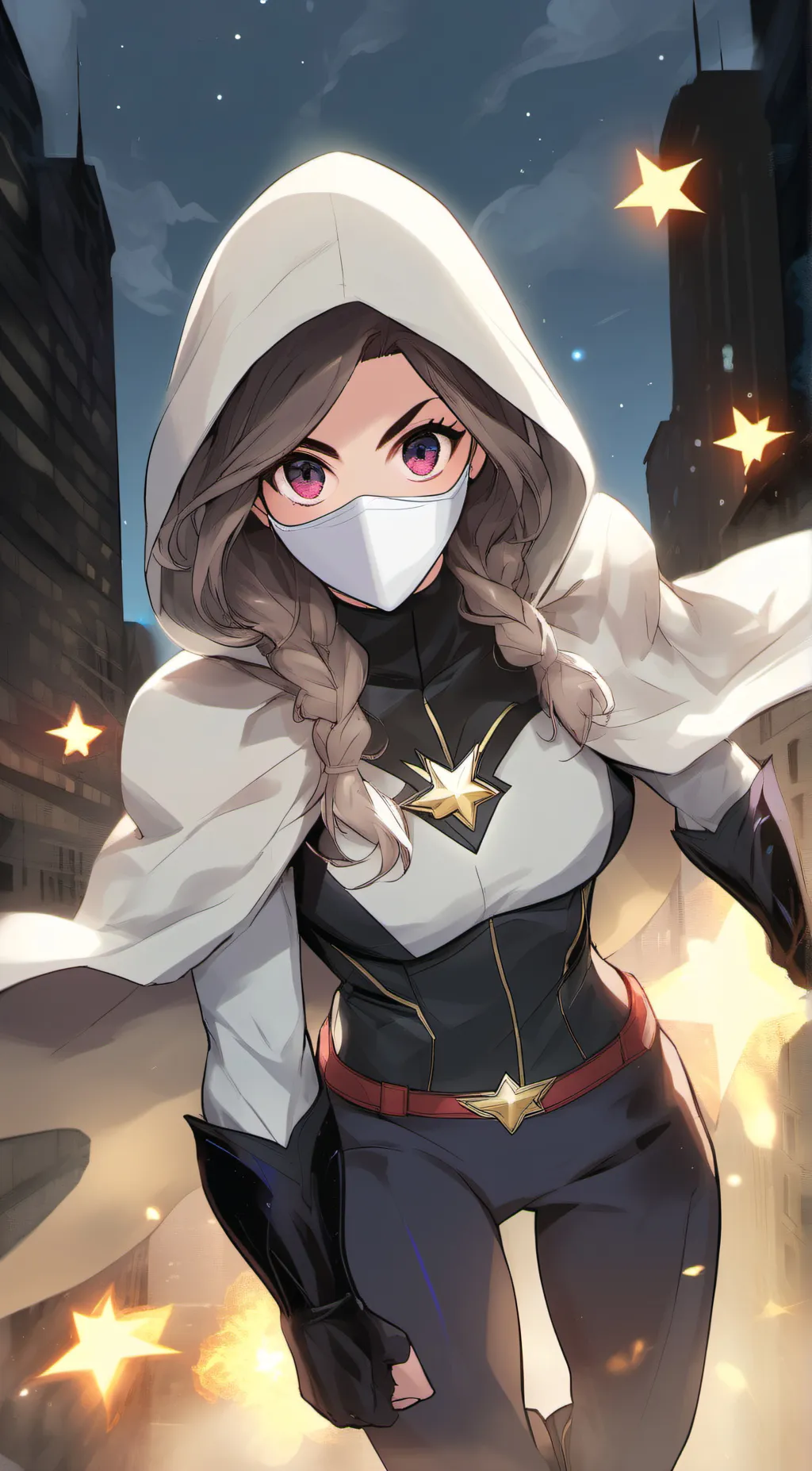 ai character: Miss diamond background