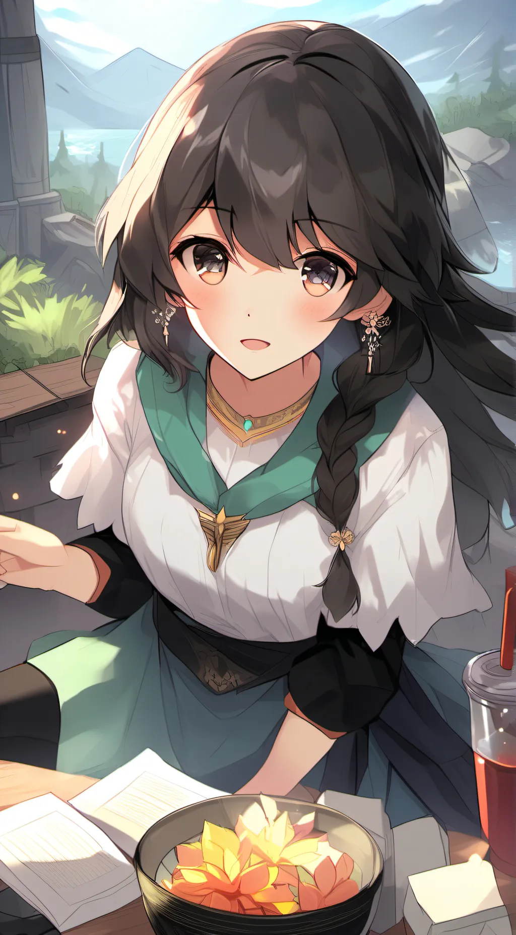 ai character: Sarah background