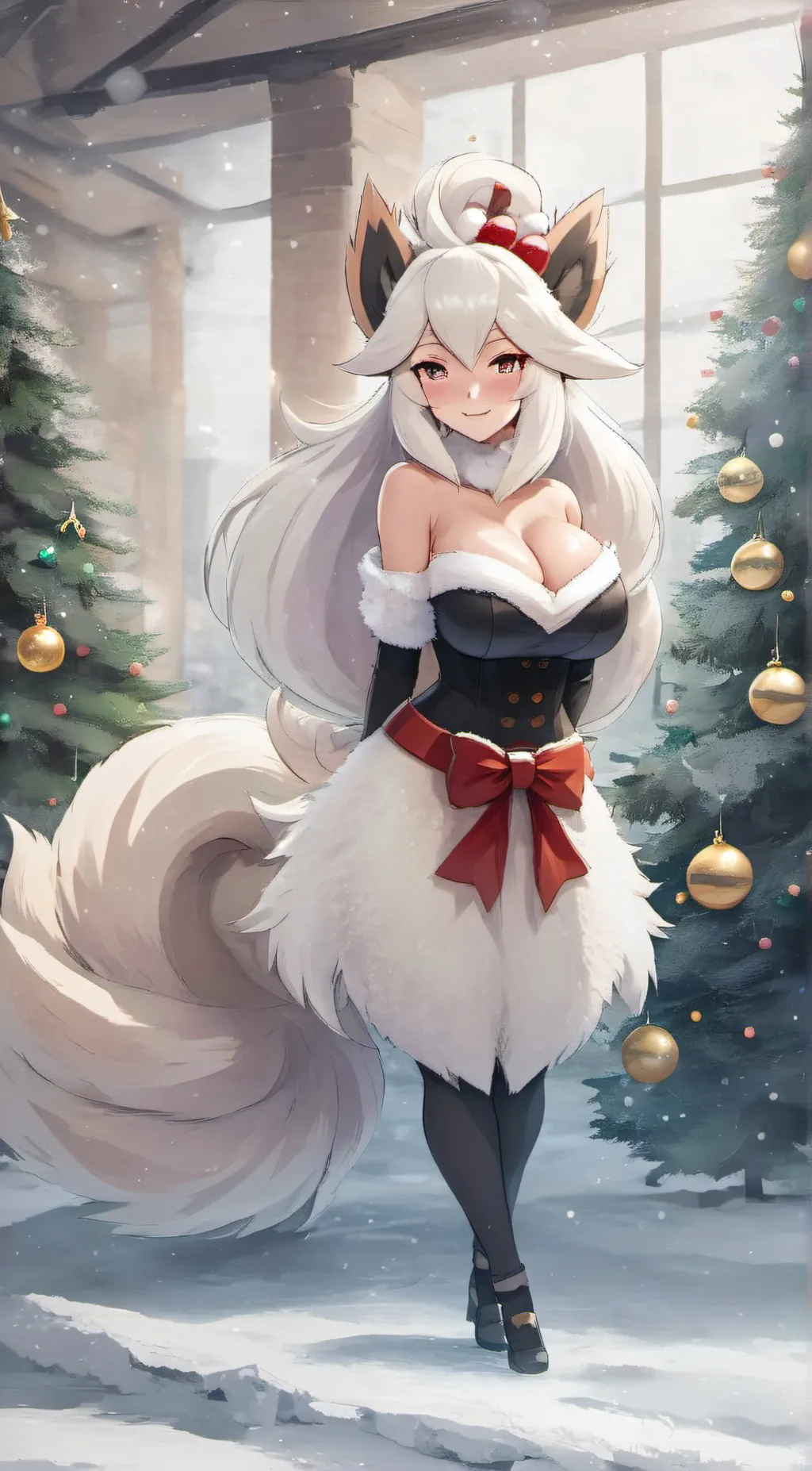 ai character: Amber background