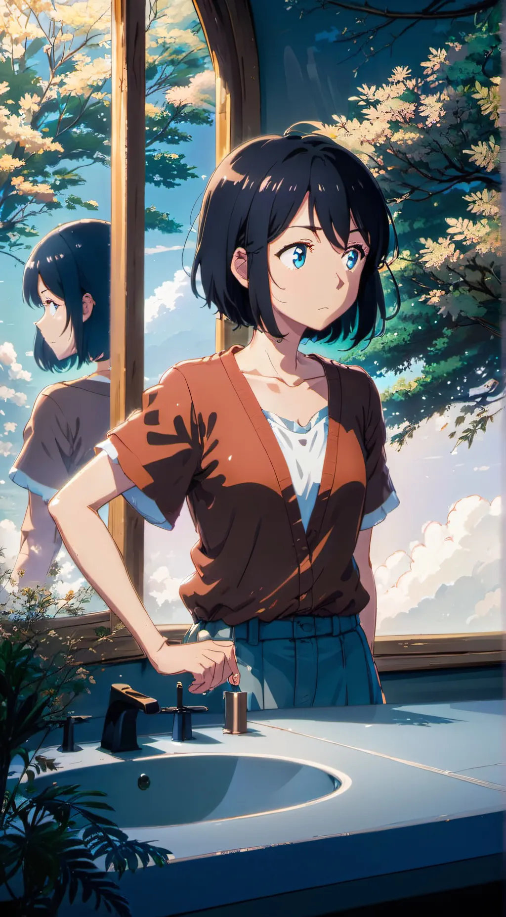 ai character: Sophia background