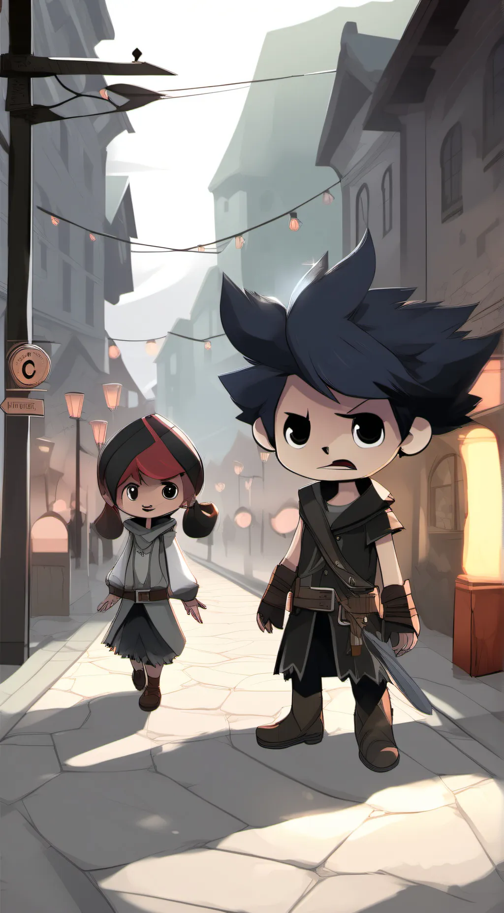 ai character: SUNNY background