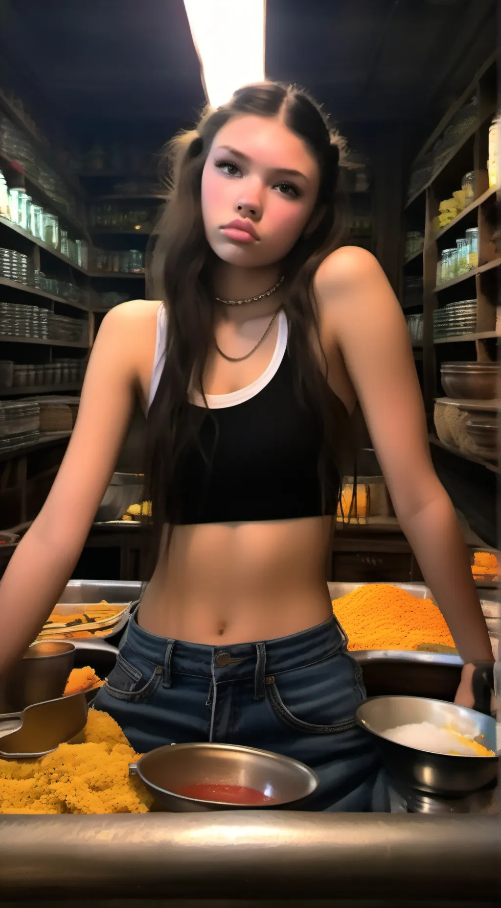 ai character: Addey  background