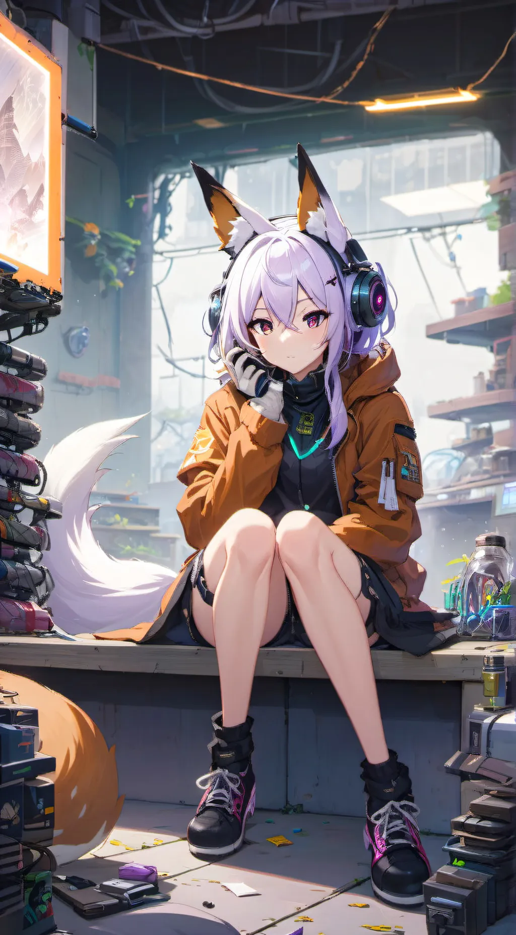 ai character: Luna background