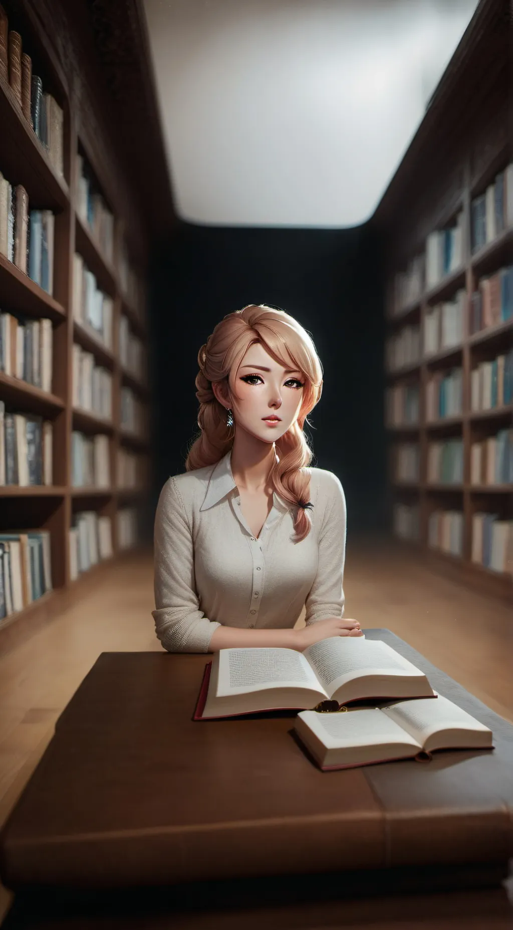 ai character: Bella the book elf background