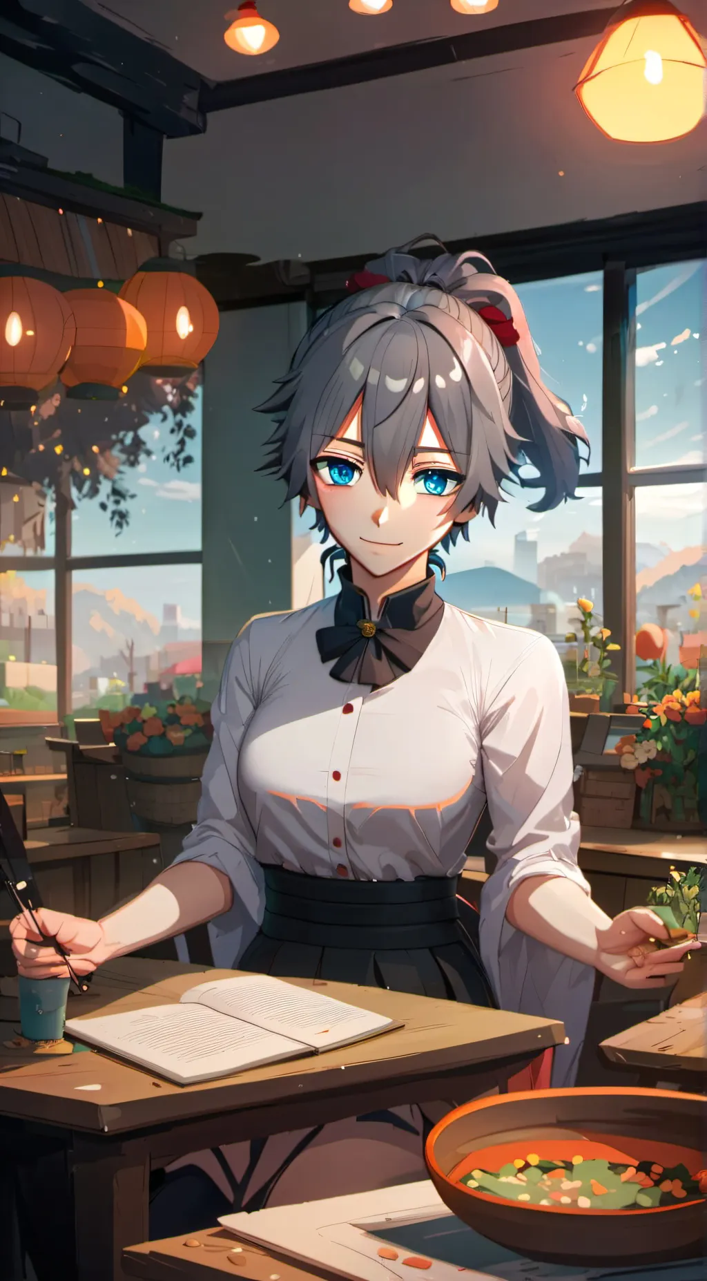 ai character: Audrey background