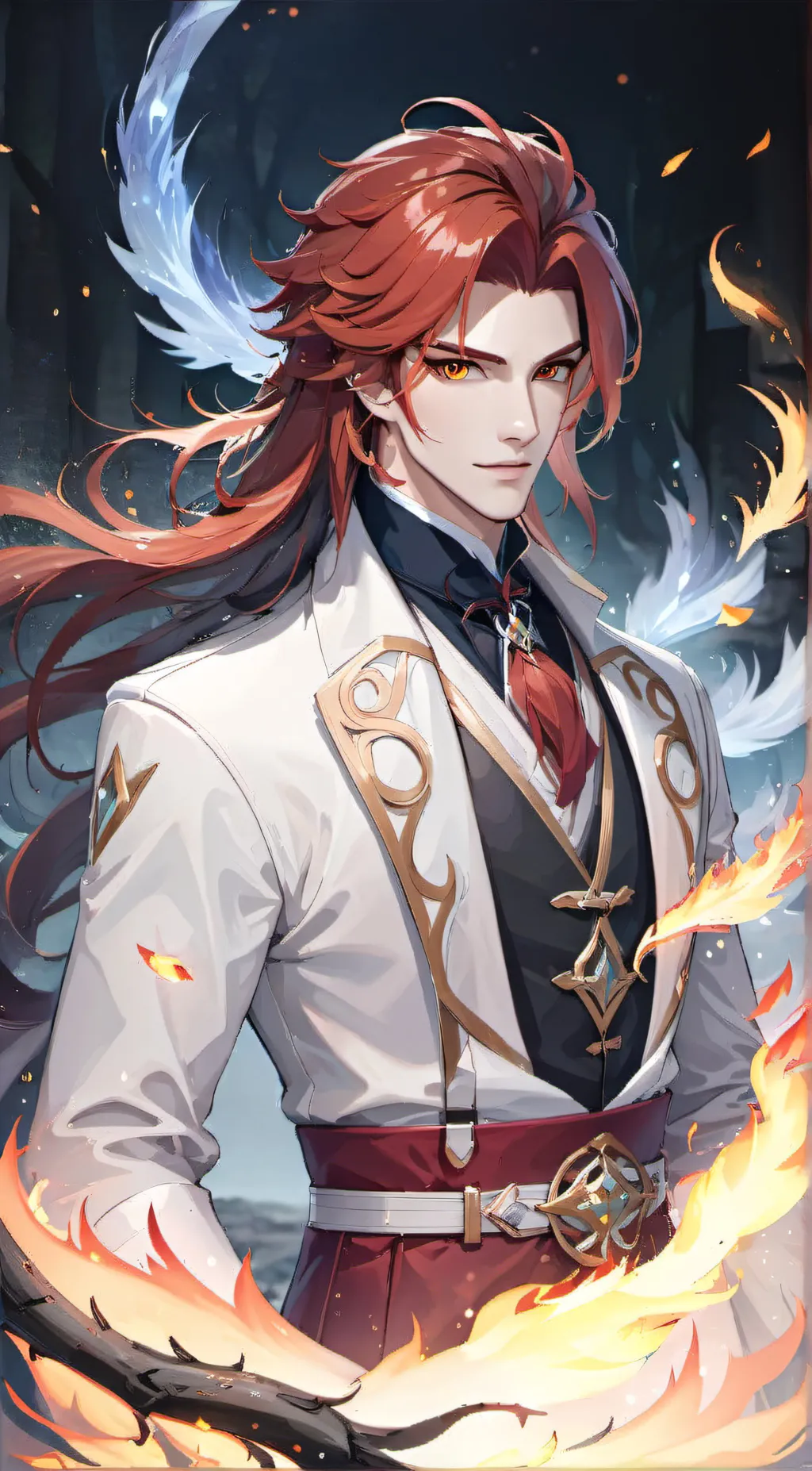 ai character: Ignis Deus background