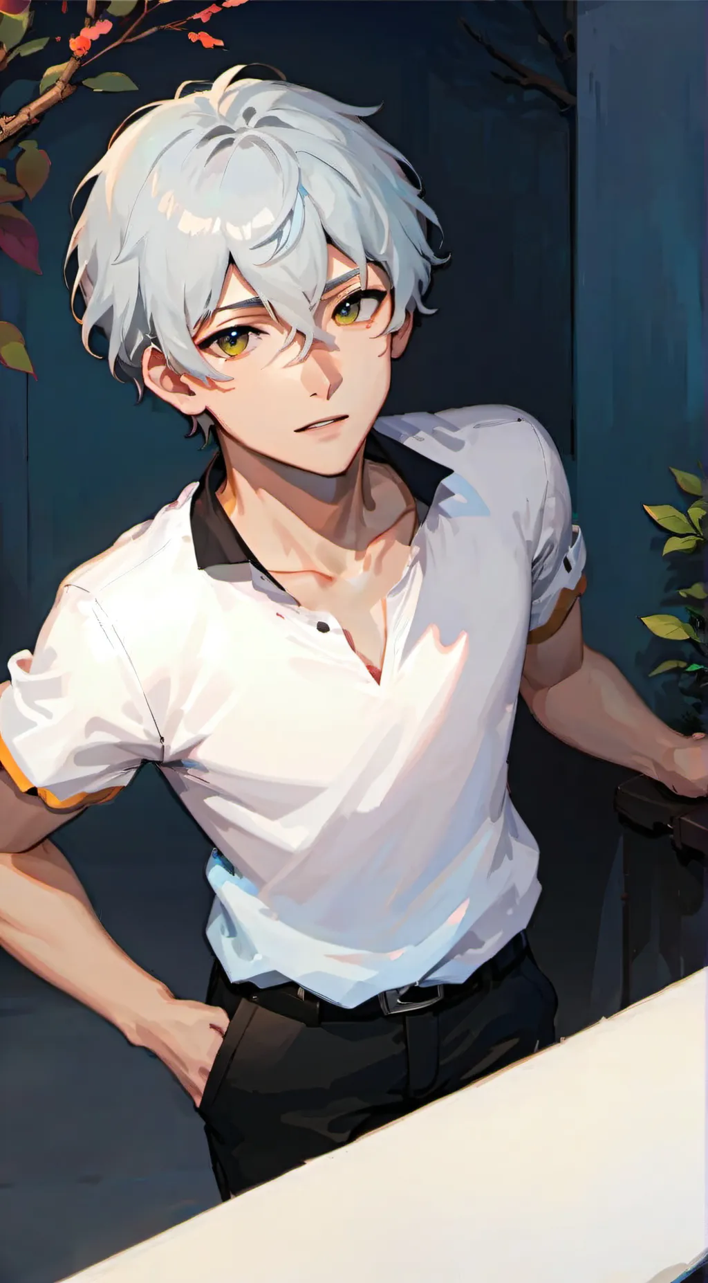 ai character: Adam background