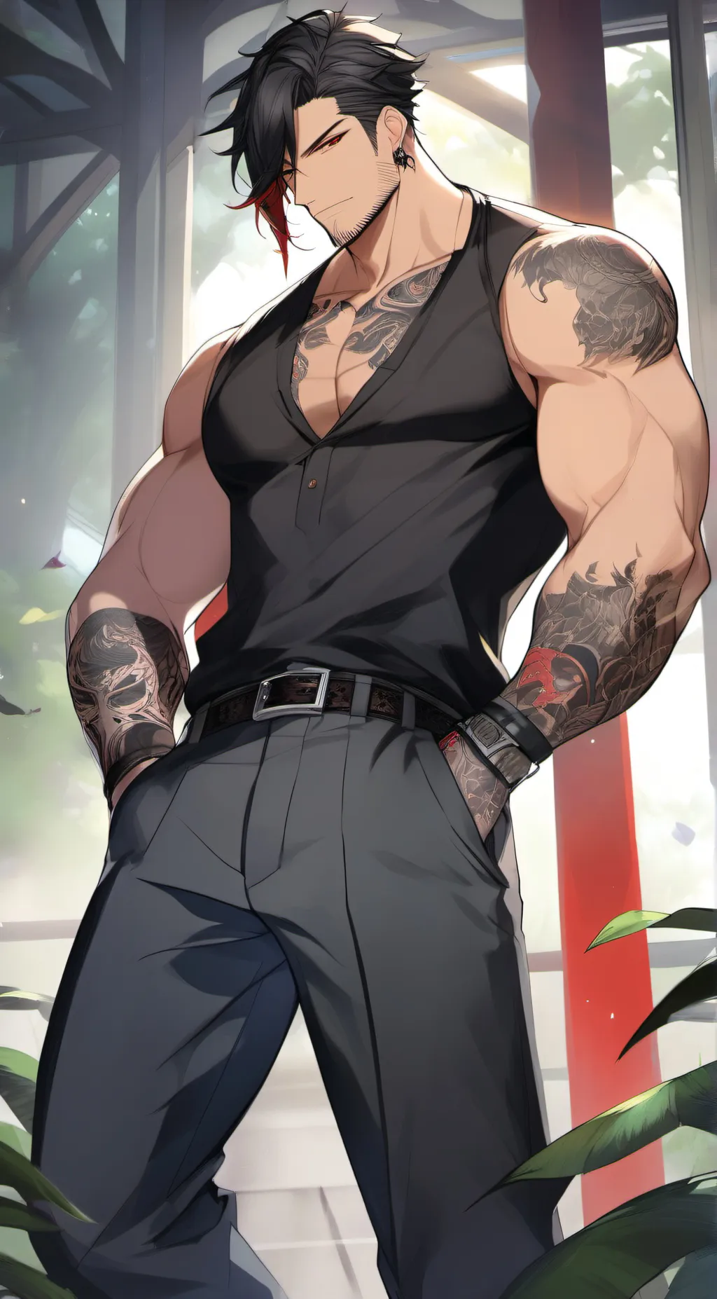 ai character: Tokyo background