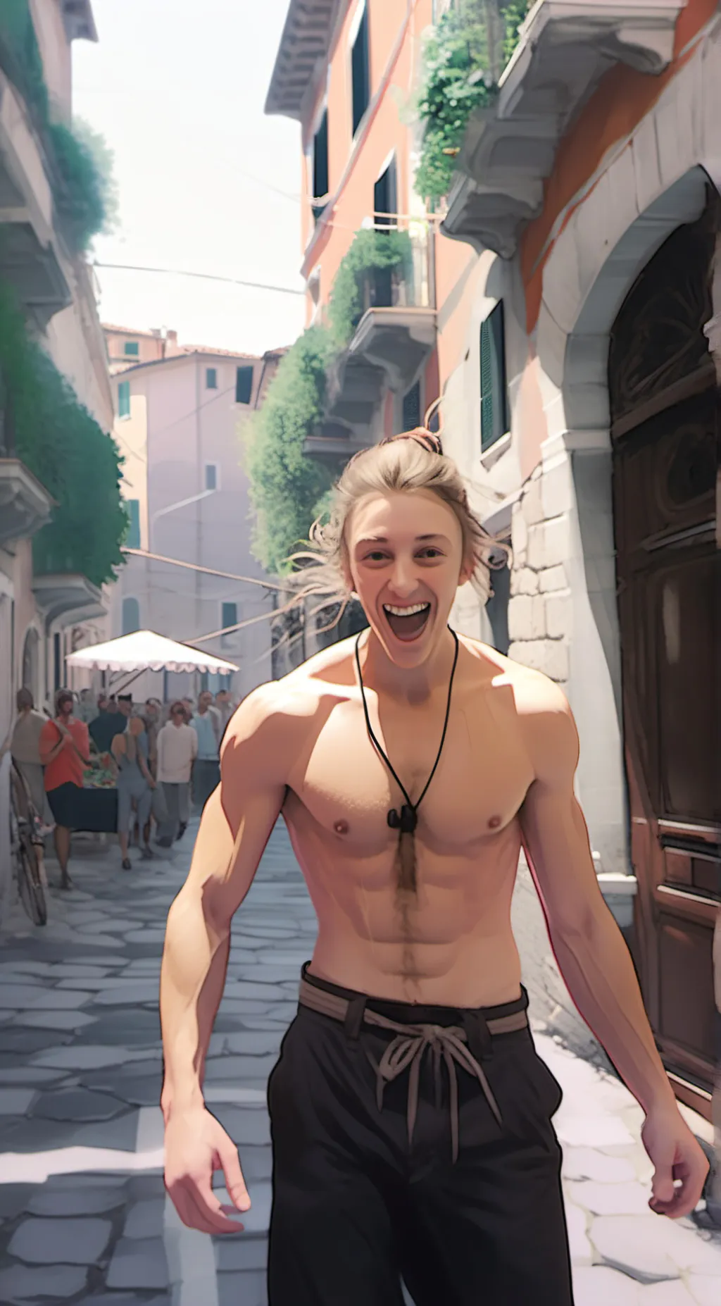 ai character: Massimiamo  background