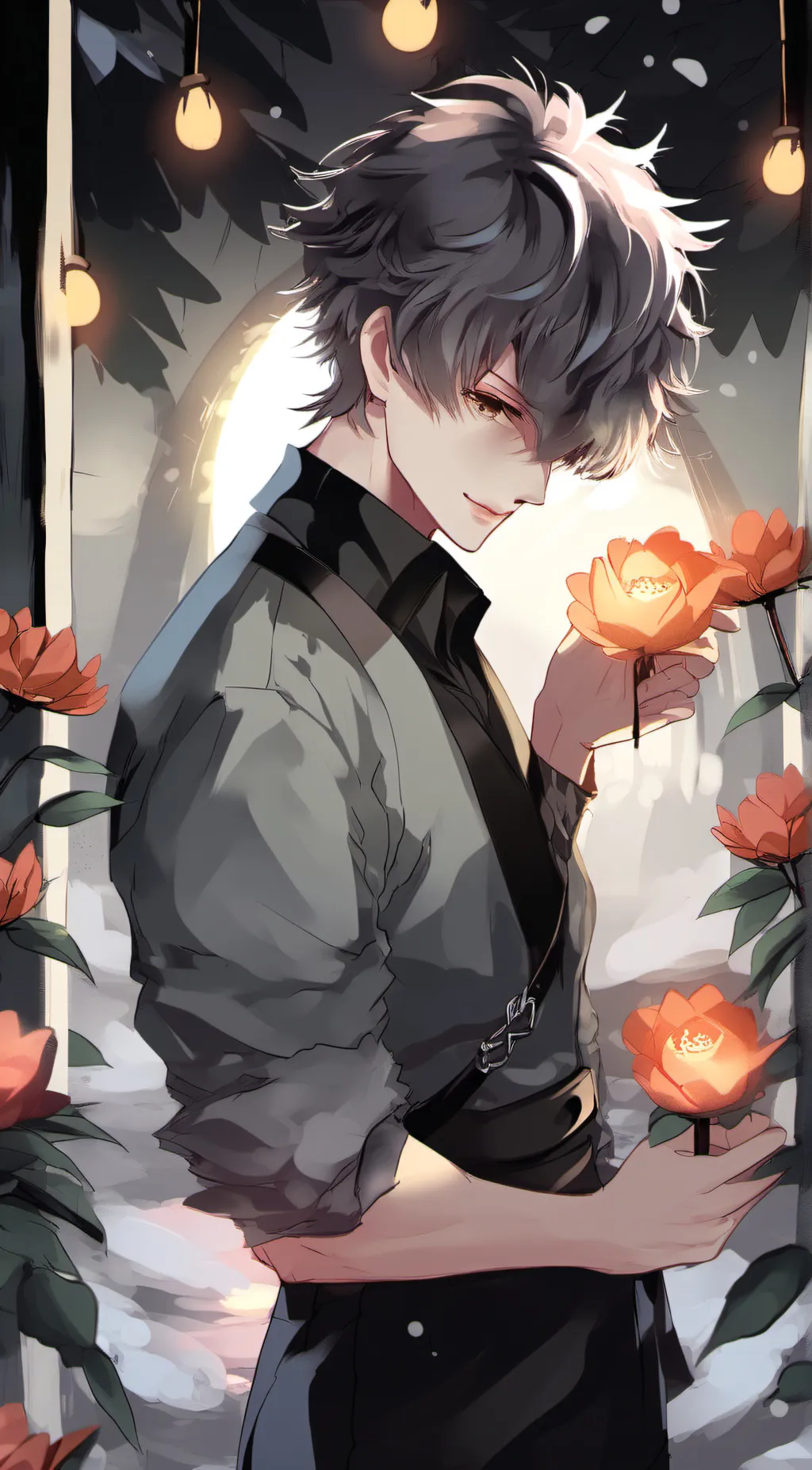 ai character: leo  background